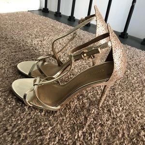 Gold heels
